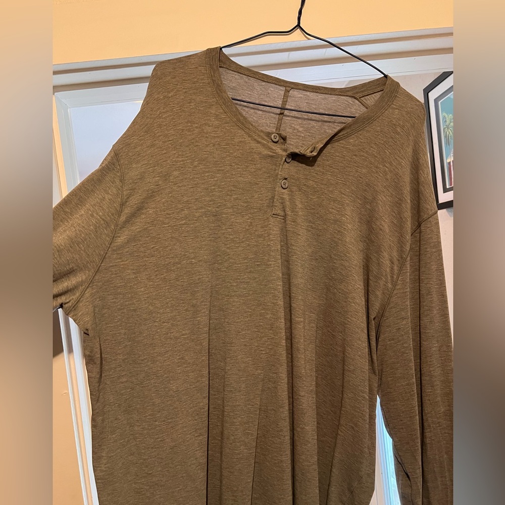 Lulu Lemon Henley Long sleeve